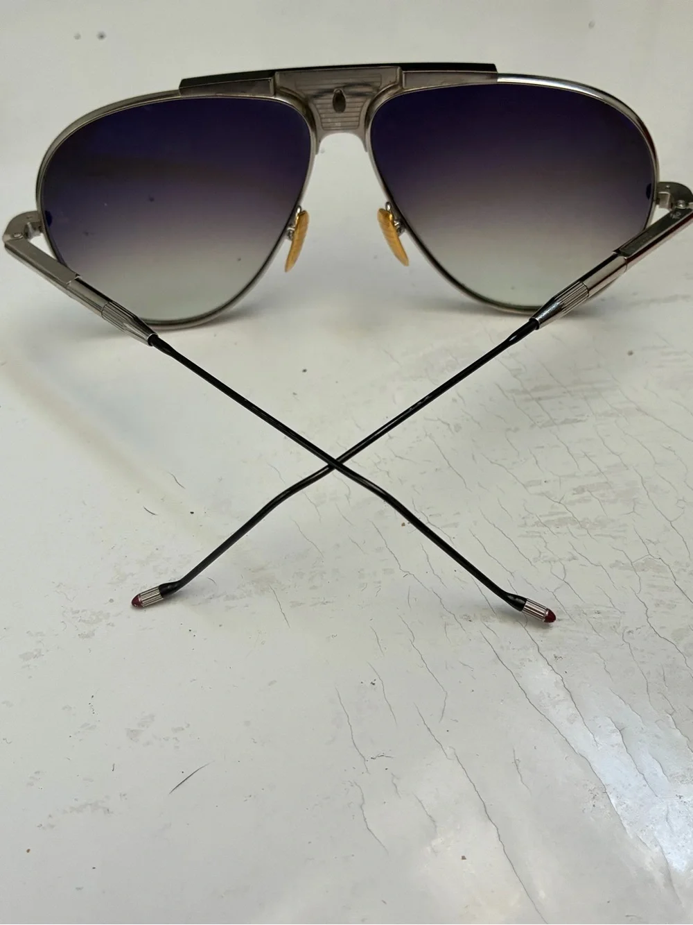 Limited Edition 1/50 titanium Jacques Marie Mage sunglasses from Kyosho colle